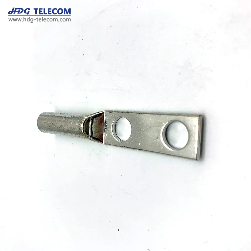 Double Holes Cable Lugs for 2 AWG Cable