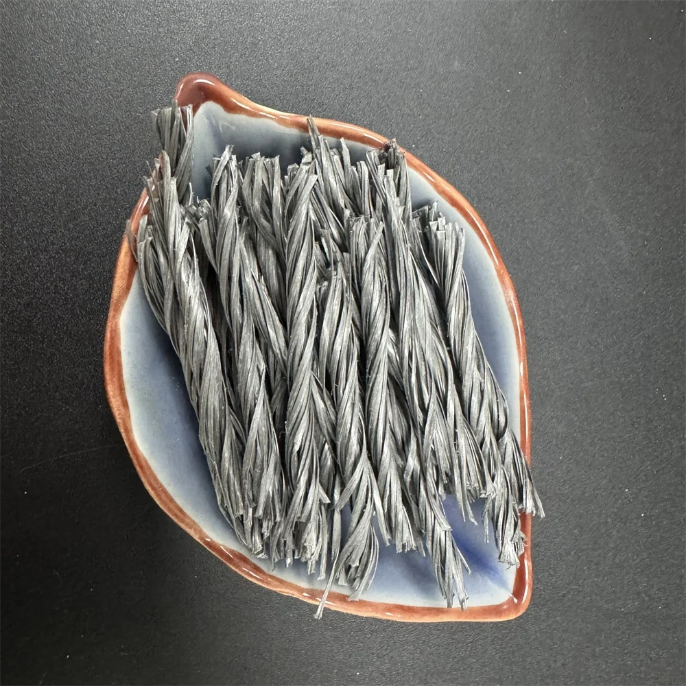 PP Twist Fiber PFRC Used In The Construction Of Underground Structures To Improve Their Cracking Resistance And Durability
