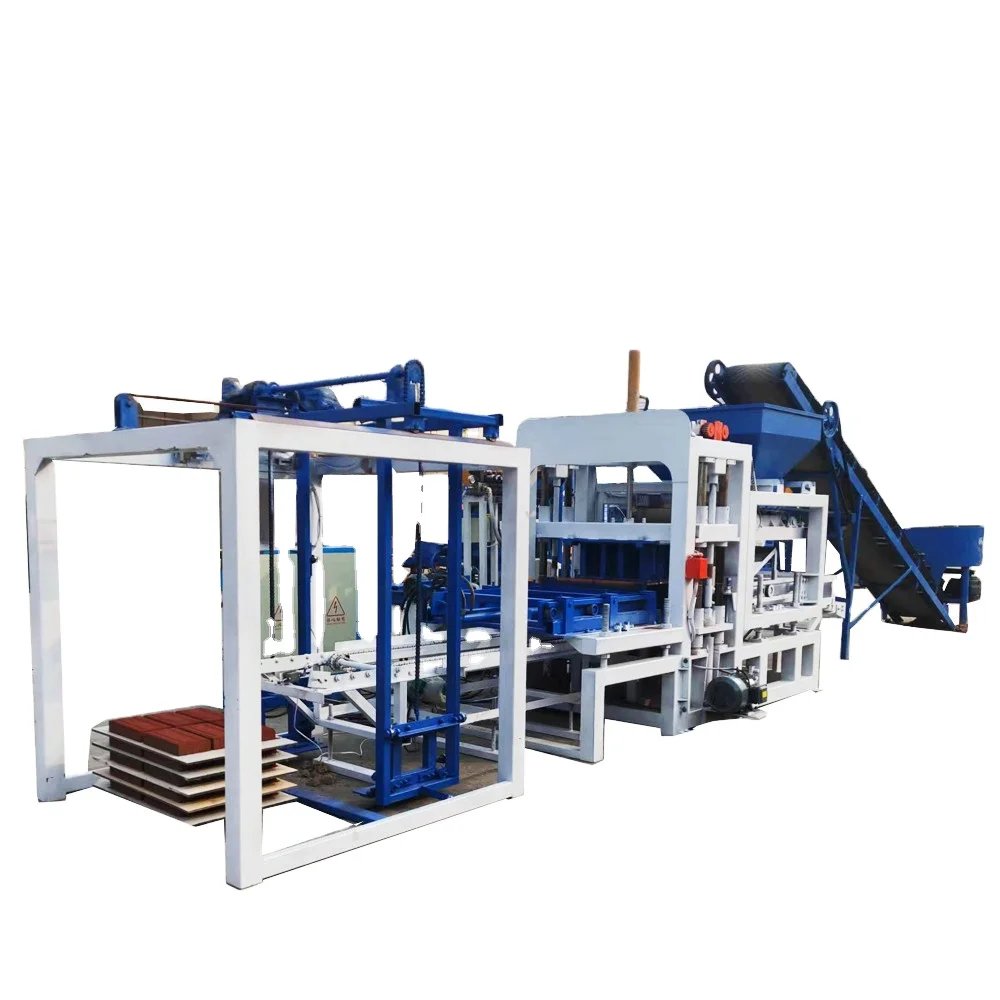 QT4-35 fly ash brick making machinery in Pakistan easy control manufacturing machines list