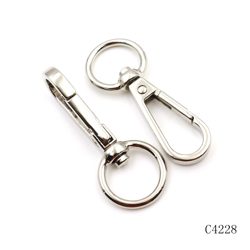 wholesale swivel snap hook dog swivel snap hook gun metal nickel metal snap hooks