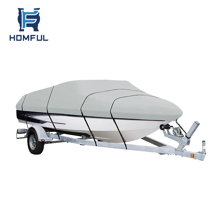 HOMFUL 10+ Years Factory 600D Universal Boat Cover