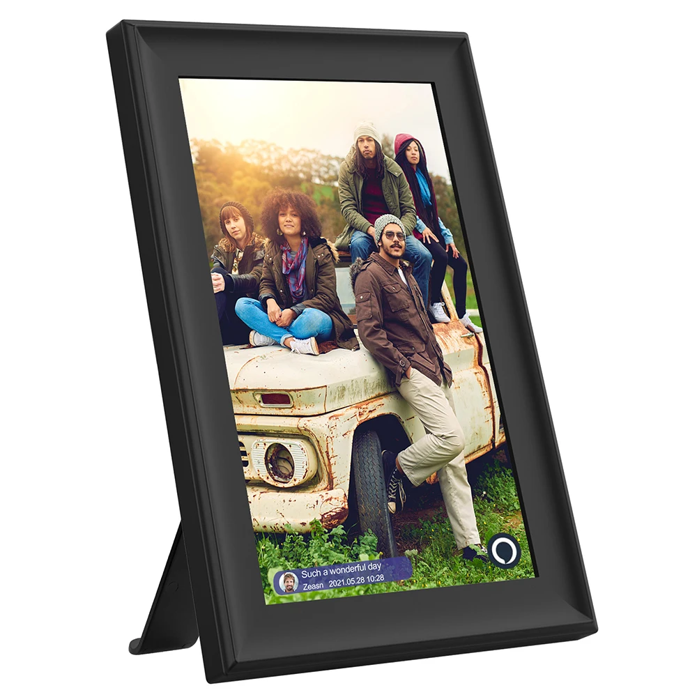Whale Photo APP WiFi Digital Photo Frame with Alexa Smart Voice Assistant