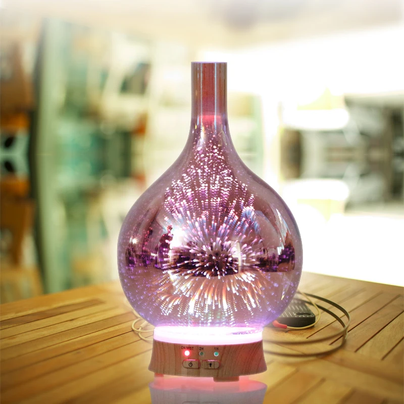 Hot Aromatherapy Essential Oil Diffuser CE Certificated Glass Aroma Diffuser