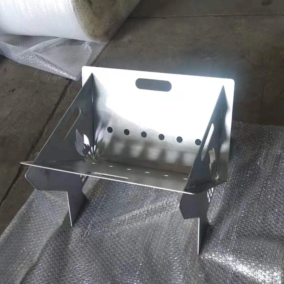 outdoor Flat  OEM Portable Pop-Up Foldable steel fire pit