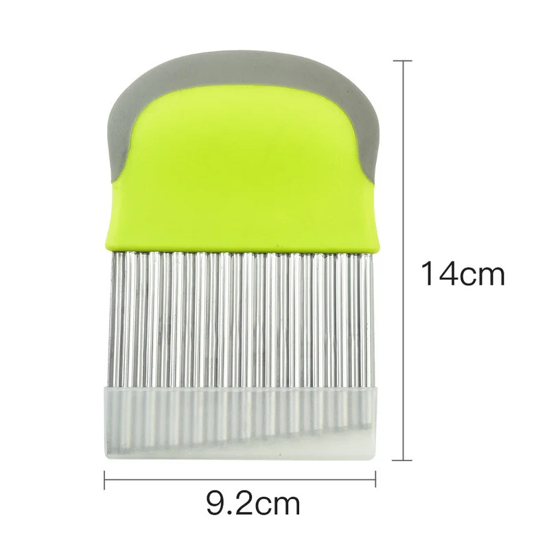 Vegetable slicer french fries cutter potato wave cutter children potato corrugated cutter stainless steel corrugated knife