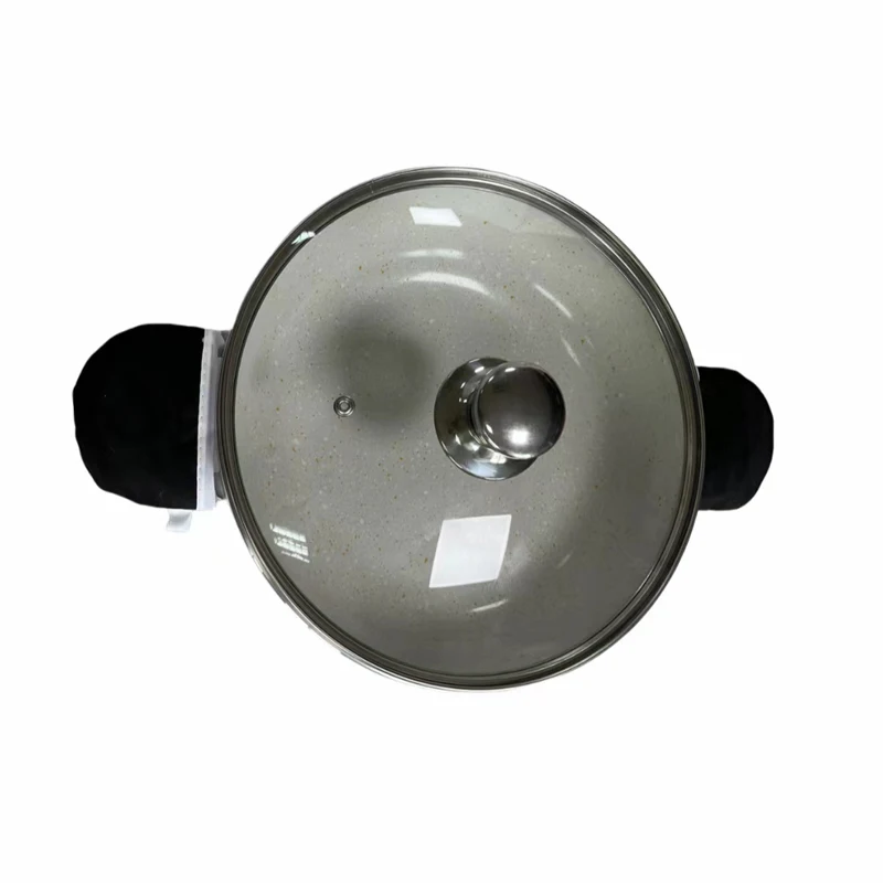 Non Stick Dessini Die Cast Marble Granite Coating Cookware Sets Aluminum Cooking Pot and Pan Set in Stock