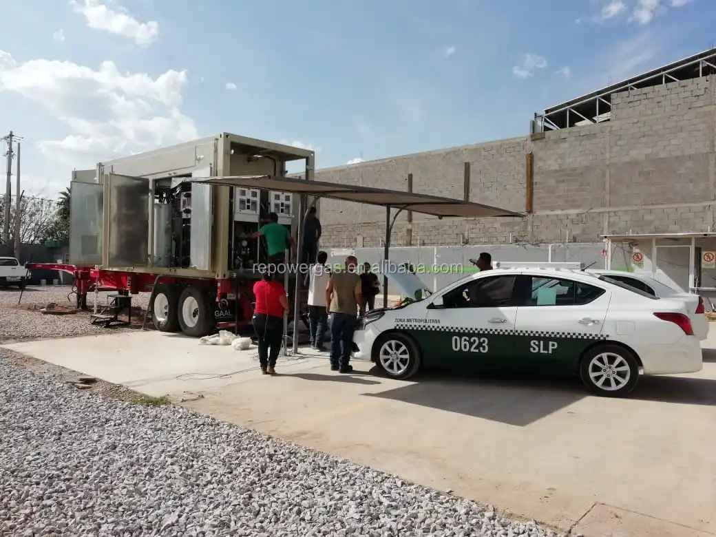 
20ft Integrated CNG refilling station all in one solution for CNG refilling 