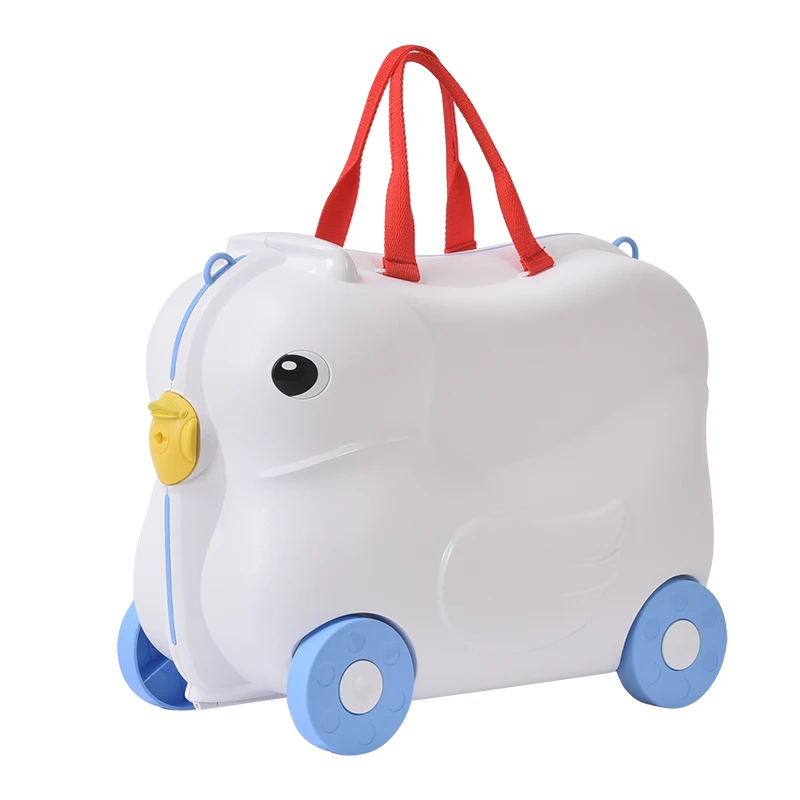 Fashion hot selling 19 inch Animal Kids Luggage School PP Ride On Kids Travel Bag