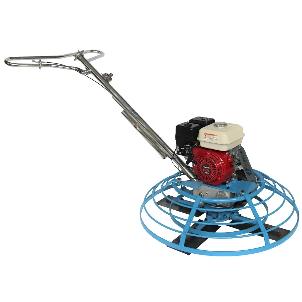Formac 4 Blades Concrete Small Power Trowel Machine Concrete Helicopter Gasoline Engine cPower Trowel  Gearbox