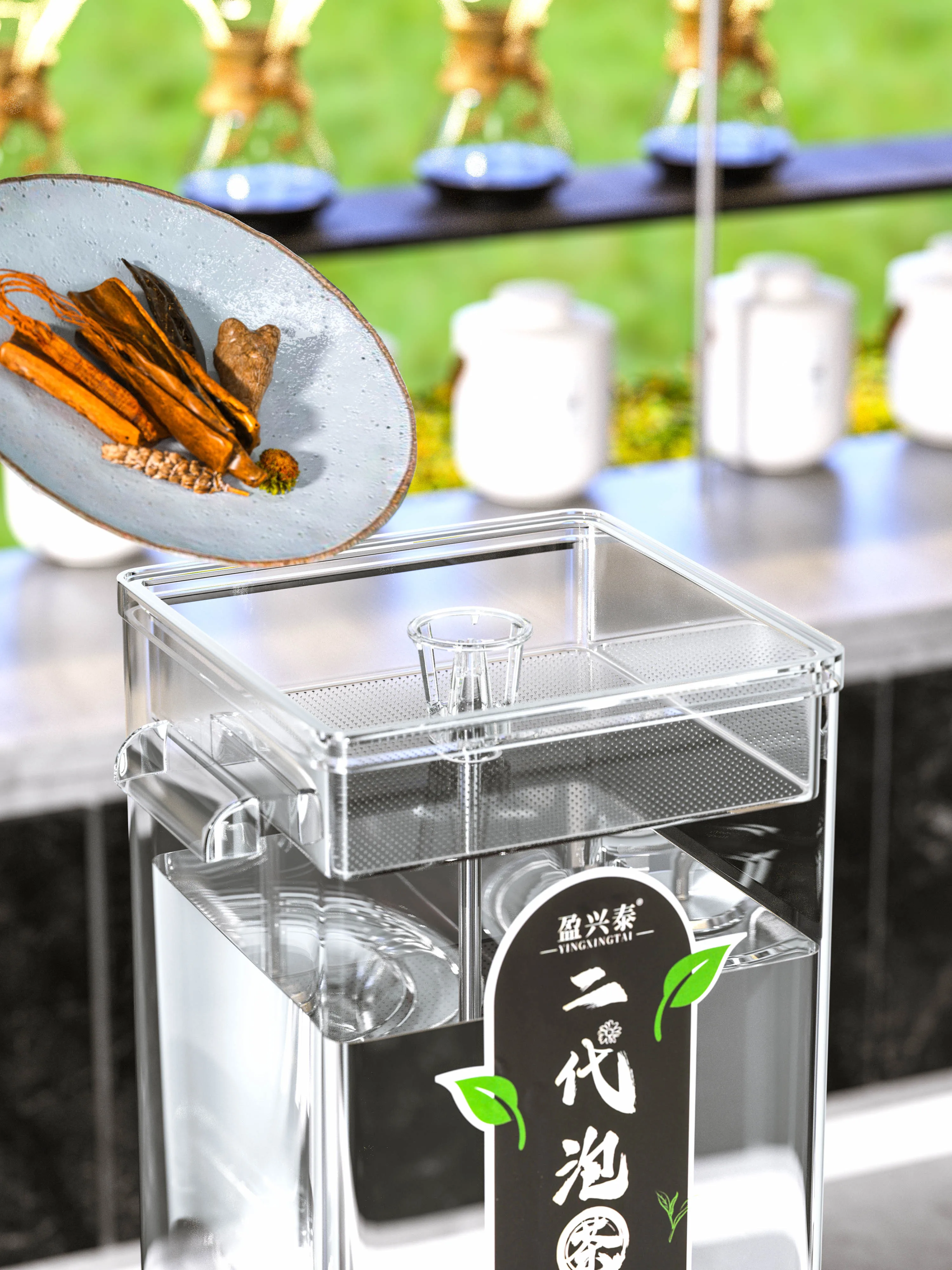 Electric Steam Water Heater Fast Heating  Tea Kettle with Temperature Control for Household Hotel Use