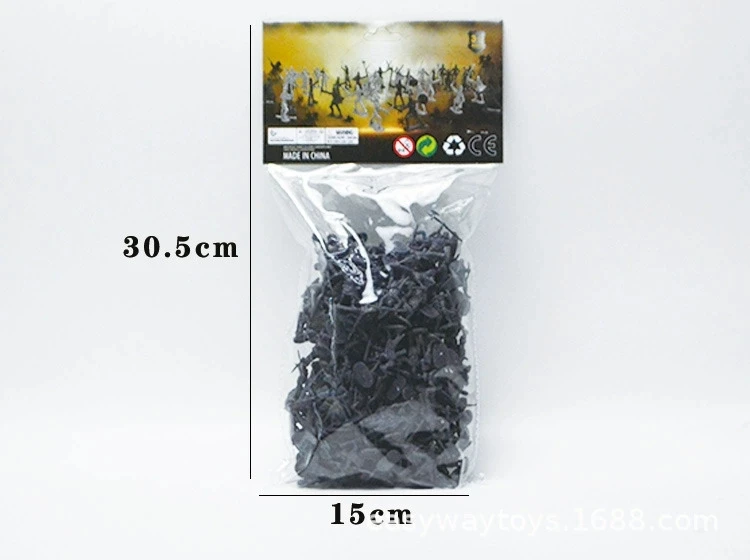 3 cm PE 200pcs 2colors Miniature Army Military Toy Figures Wholesale Ancient Roman Soldier Action Figures Set for play kids 5+