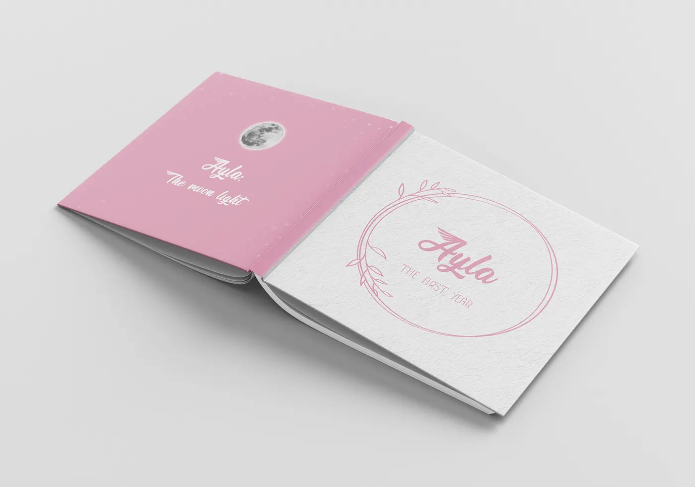High Quality custom printing daybook notebook First Year baby memory book printing