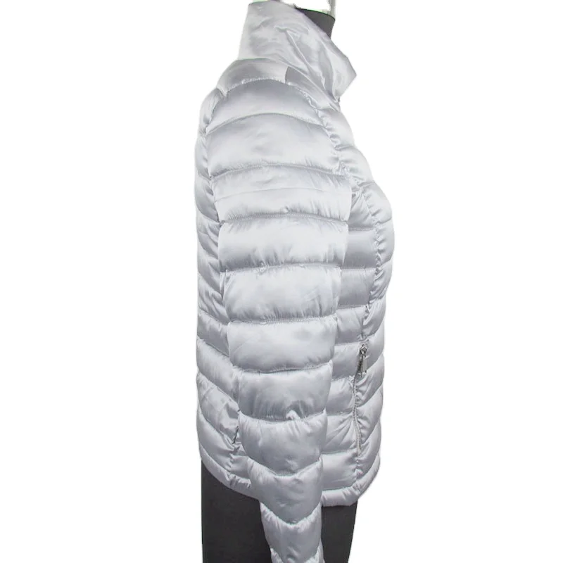 
Windproof High Quality Feather Down Solid Color Coat Fleece Down Coats 