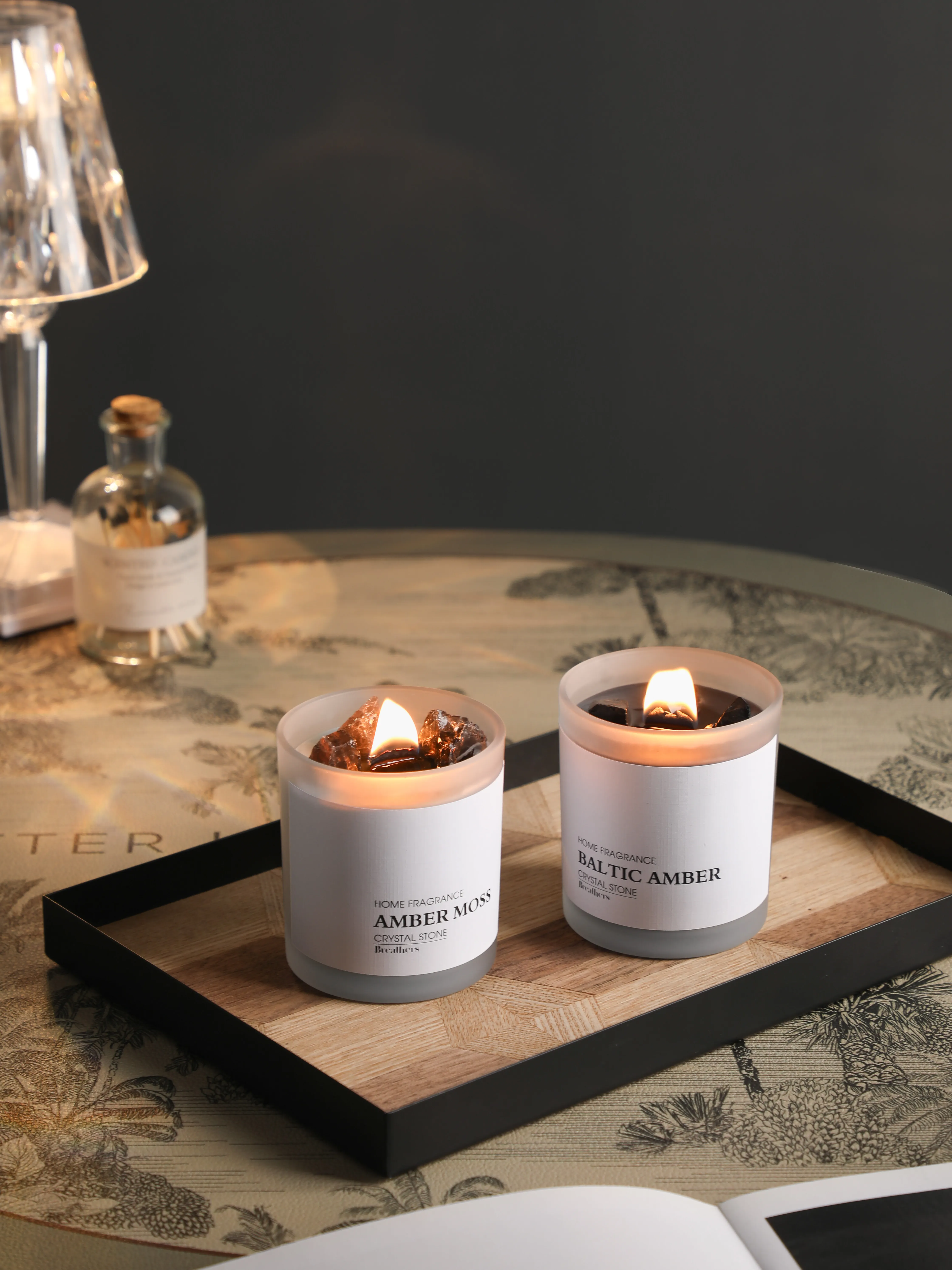 Wholesale Soy Wax Sweet Basil Vanilla White Clove Fragrance Scented Candles