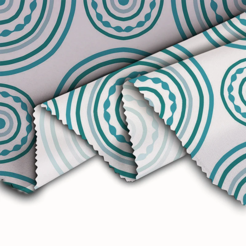 Print Your Own Fabric Stretch Soft Thick 250Gsm Africa Textile Printing On Polyester Fabric For Sublimation Printing