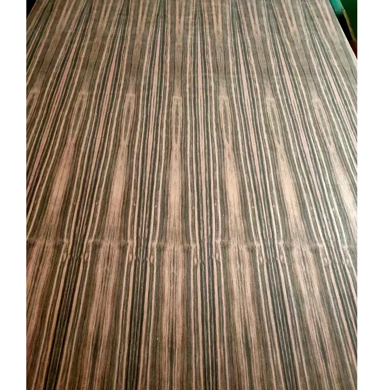 Fancy decorative Indonesia ebony veneered mdf plywood chipboard wood panel