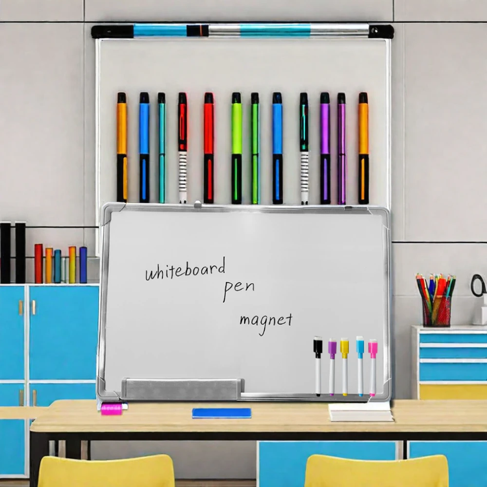 Durable School Board Home Teaching Learning Magnetic Dry Erase Whiteboard For Wall