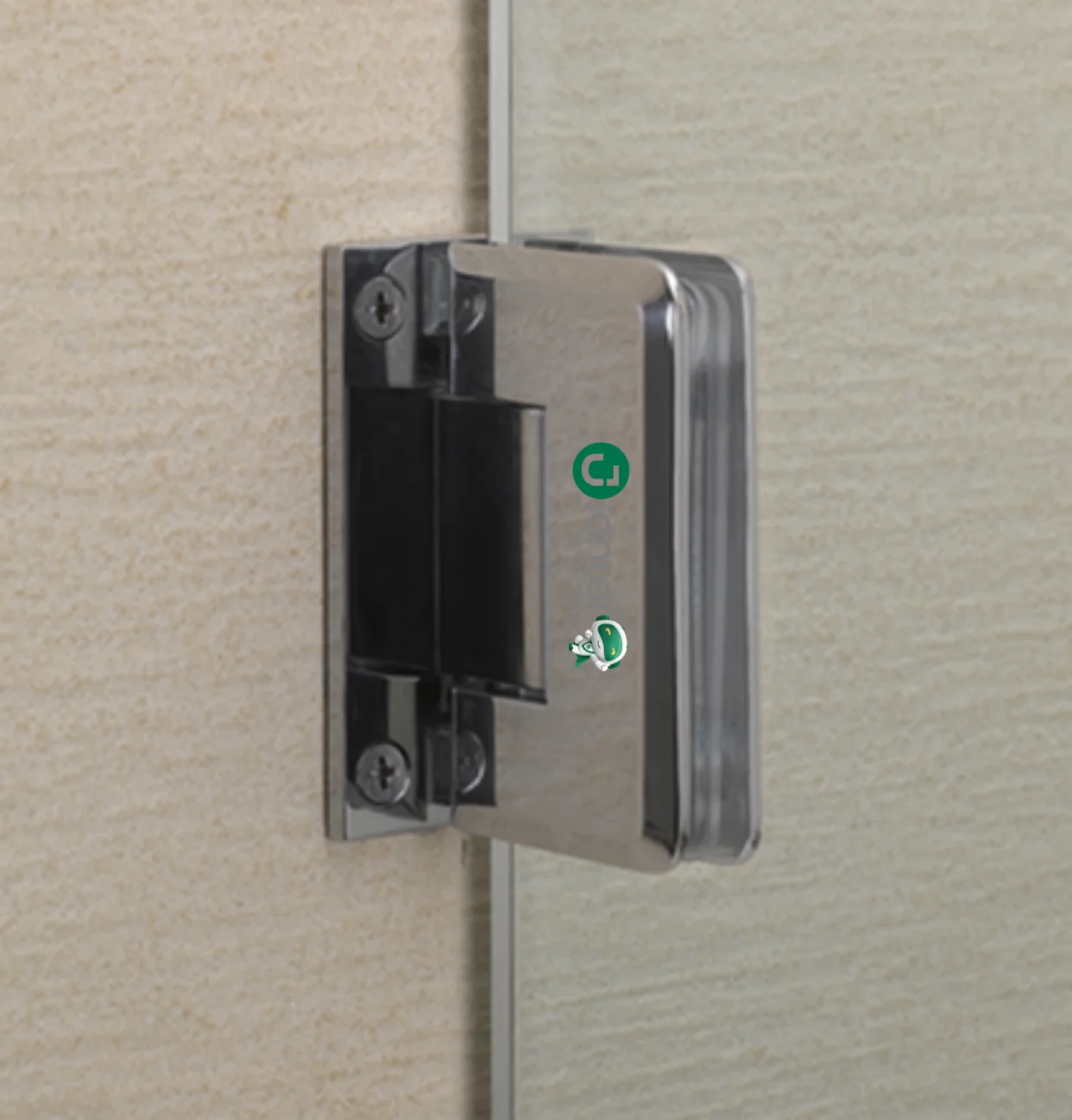 JL-606 Brass Shower Door Hinge 90 Degree Pivot Hinges Heavy Duty Shower Hinge