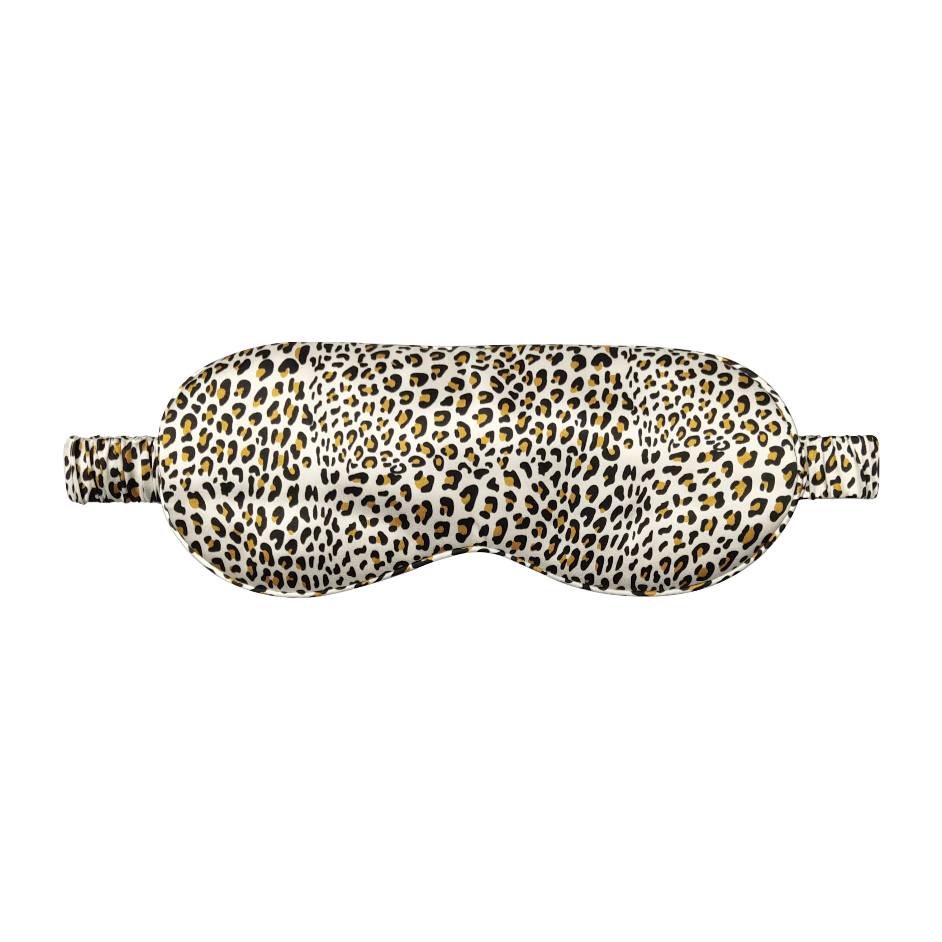Lab Supplies 100% pure real silk leopard pattern sleep eye mask blindfoldFlask