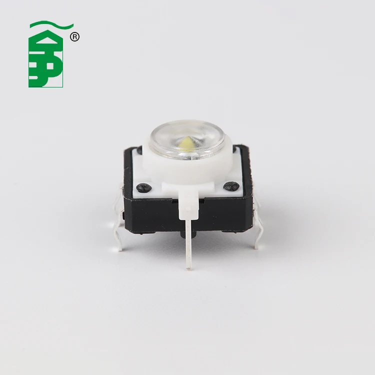 Лучшая цена TSA12114 Led тактильная Кнопка 12V правый угол такт