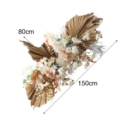 WHOLESALE artificial silk flower stand set decorative flowers and plants flower garland for decoration wedding decorations