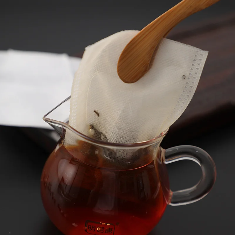 Black Tea Bags 100Pcs/1pack Teabags Empty Scented Tea Bags With String Heal Seal Filter Paper for Herb Loose Tea Bolsas de tesas