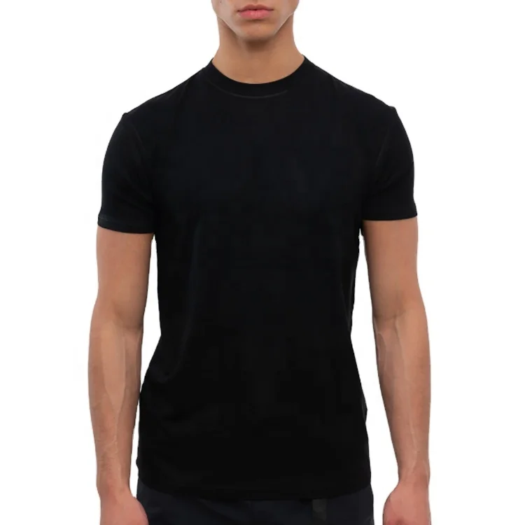 Wholesale Pima Cotton T Shirts Muscle Fit T Shirt Blank T-shirts