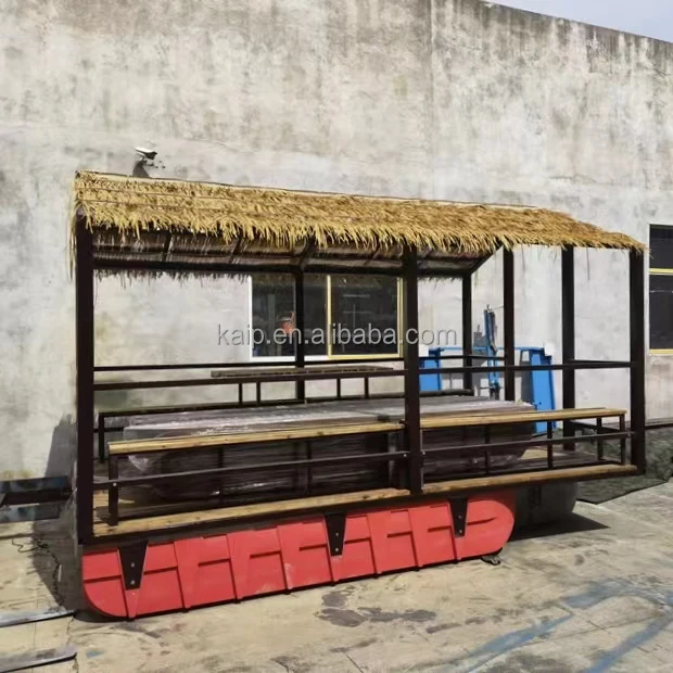 New design houseboat aluminum pontoon houseboat space capsule house floating restaurant retrofit hotel tropical area