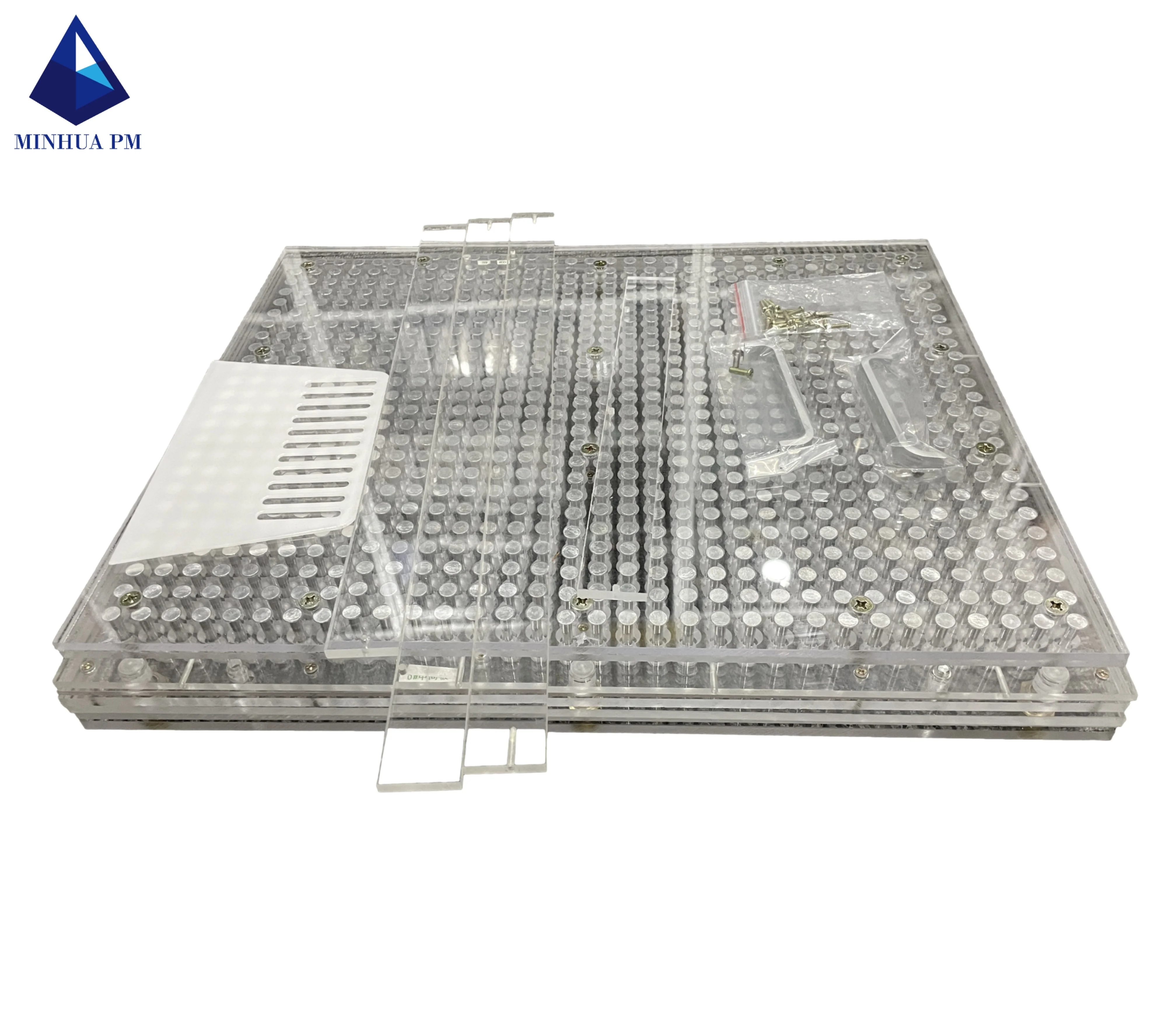 400 holes manual capsules filling board with tamping tool