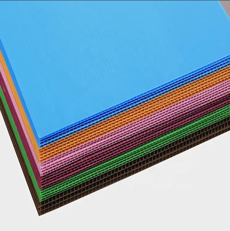 Corriboard Corriflute Sheet Polypropylene Plastico Pp Corrugated Hollow Plastic Petek 4ft X 8ft Coroplast Sheet 4mm Poster Board
