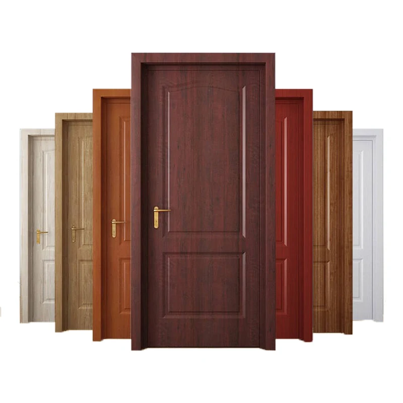 Дешево оптовая продажа дизайнерских Puertas Interiores ПВХ деревянные двери комнаты