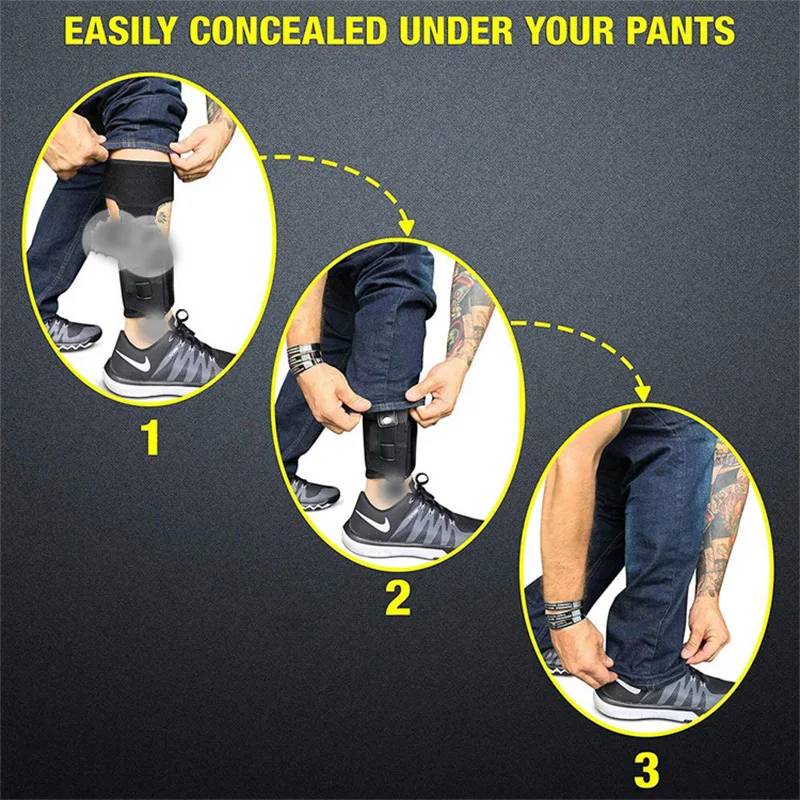 Wholesale Custom Universal Stealth Neoprene leg holster for outdoor tactics  ankle holster for men and women