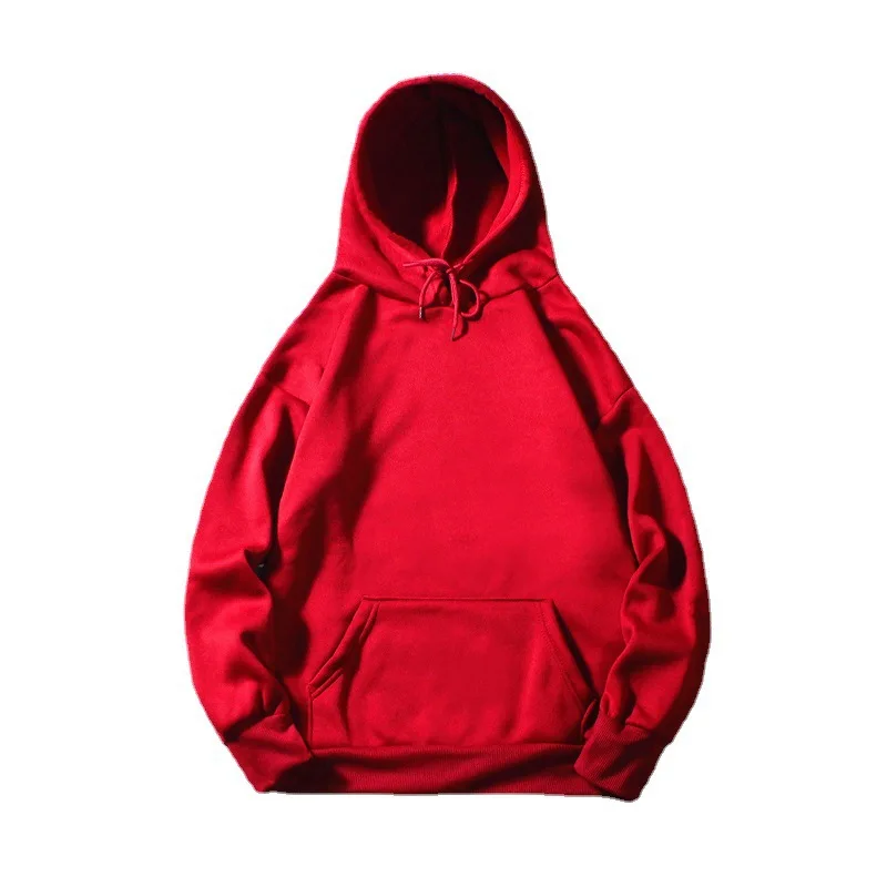 Support One Piece Custom 210g Polyester Heavyweight Men Hoodies Men Oversize Hoodie Manufacturer Unisex Blank Puff Print Set