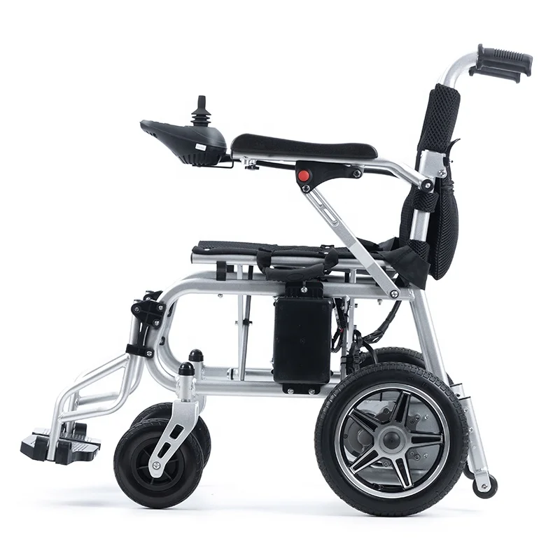 Cheap Foldable Strong Steel Frame Handicapped Wheelchair Household The Elderly Disabled Care Easy Control Electric Wheelchair