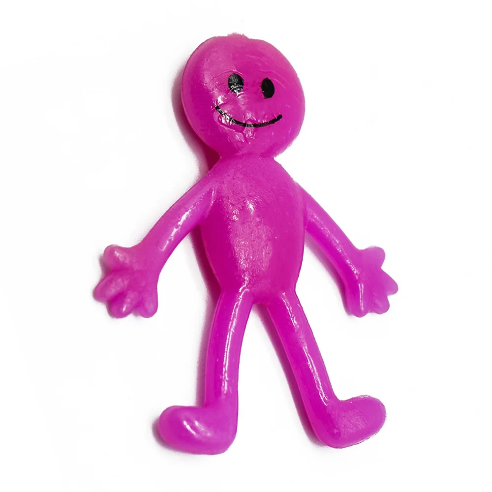 Hot Selling Soft Material TPR Mini Man Stretchable Office Decorations Toy For Kids Factory Wholesale