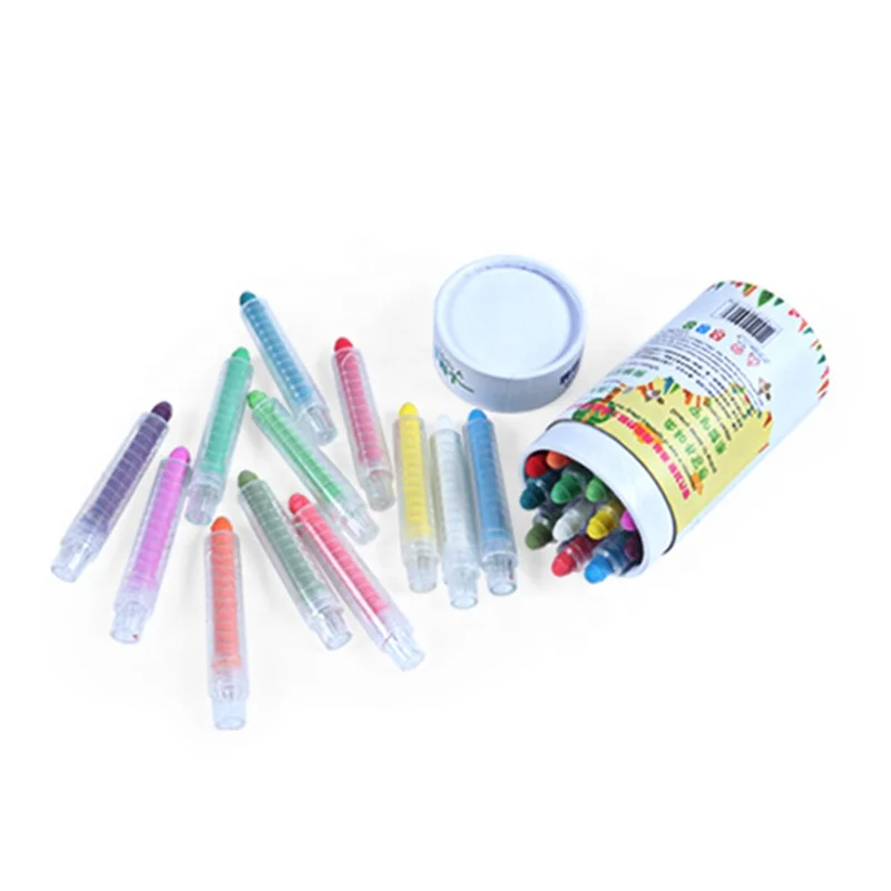 Professional Top Ranking Dustless Colorful Chalk Pastels Color 12pcs Chalk Set
