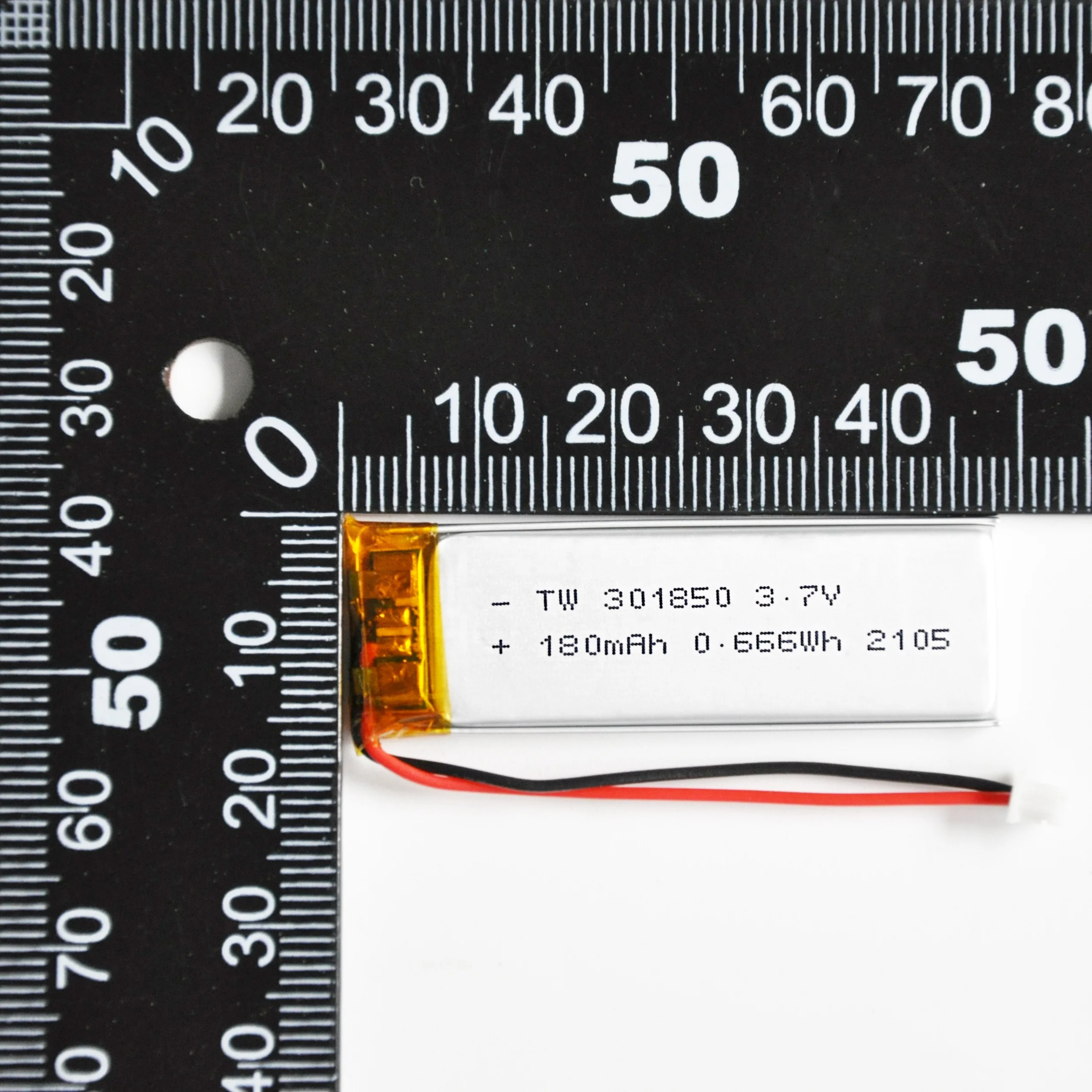 3 7 V 180Mah 301850 полимерная перезаряжаемая литиевая батарея имеет сертификацию