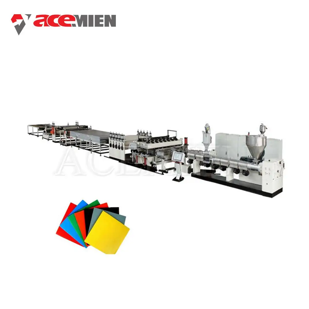 
 Машина для изготовления полых листов из поликарбоната  