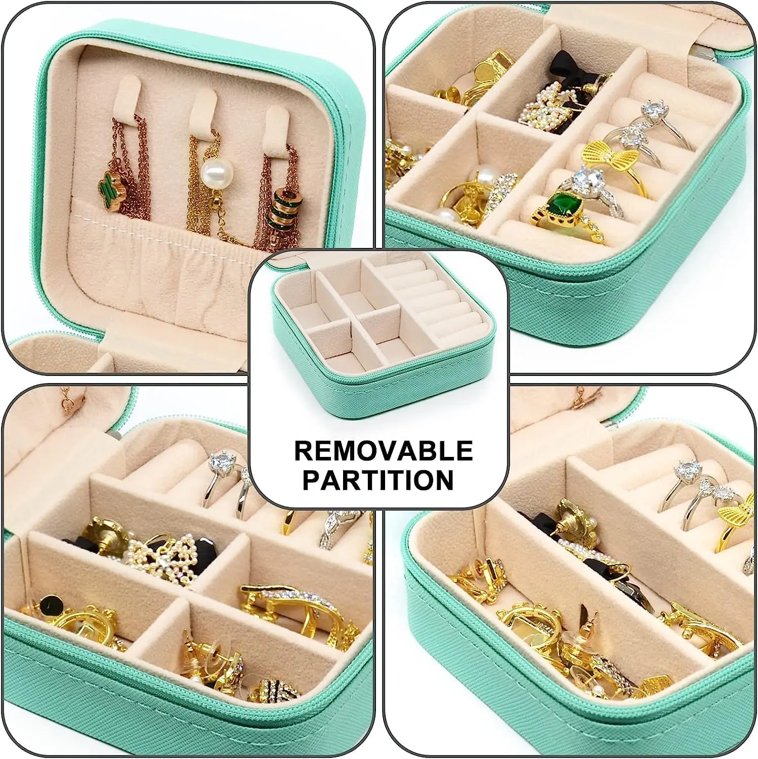 Jewelry Box/Organizer/Case for Necklaces Earrings Rings Bracelets