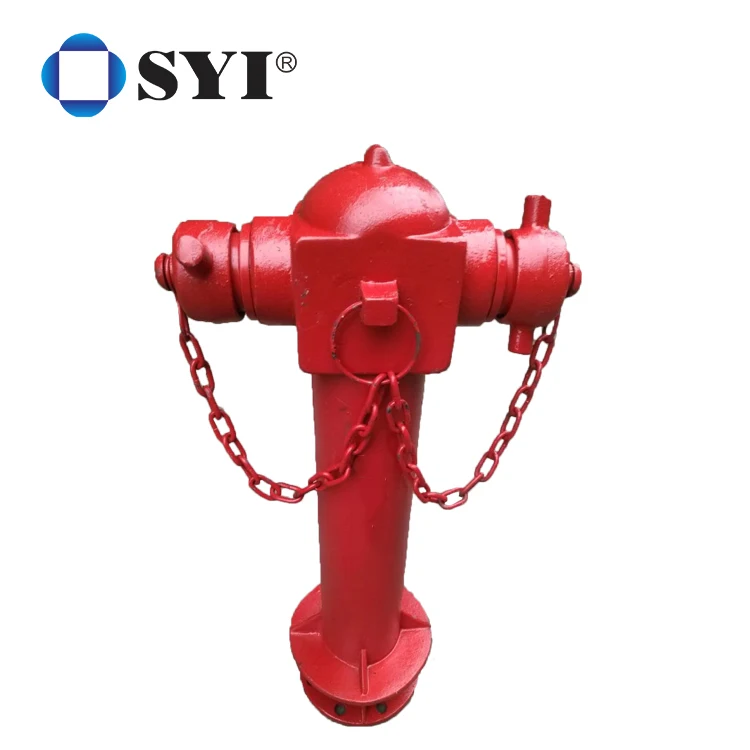 SYI BS750 уличный чугунный столб с двойным выходом пожарный гидрант цена