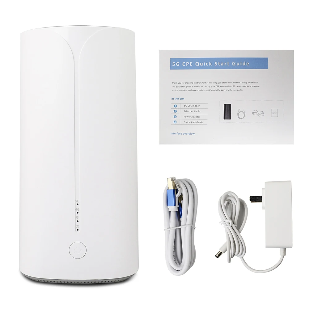 Dual band 2.4g and 5.8g MT7621 rm500q-ae sa/nsa dual mode wifi6 mesh n71 5G NR CPE Wifi Router for usa