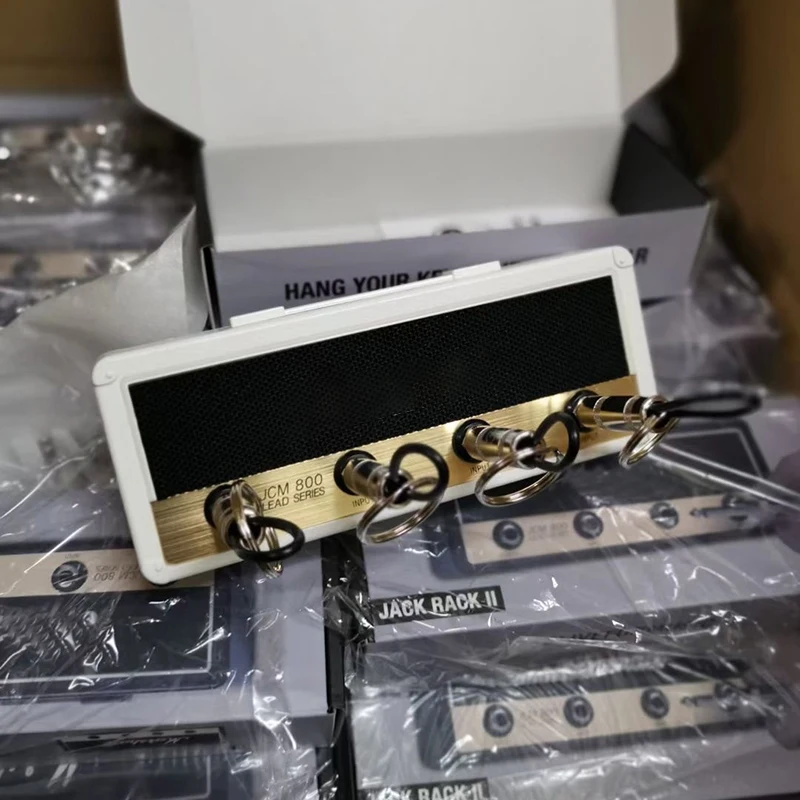 Customized Logo JCM800 Key Storage Rock Guitar Key Rack Vintage Amplifier Keychain Holder Storage Box