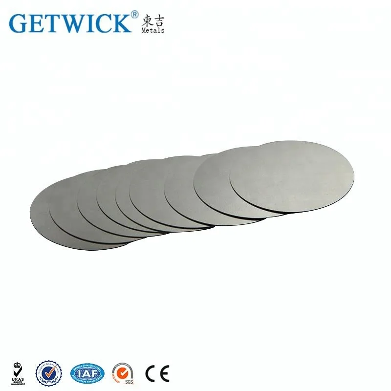 Tungsten Nickel Alloy Disk With Competitive Price