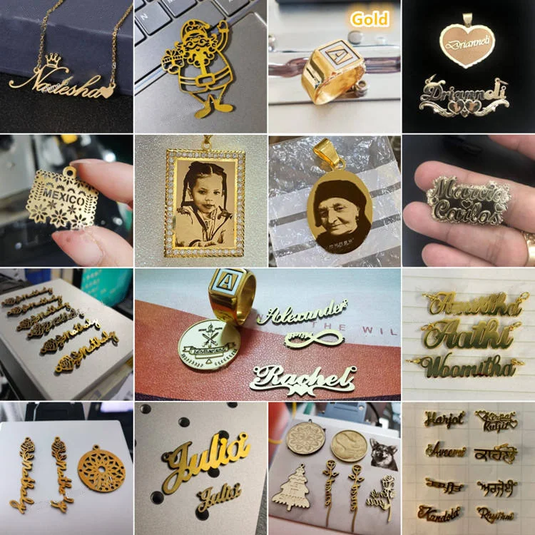 20W 30W 50W 100W Gold Silver Jewelry Laser Marking Machine For Ring Bracelet Necklace Pendant Cutting Engraving