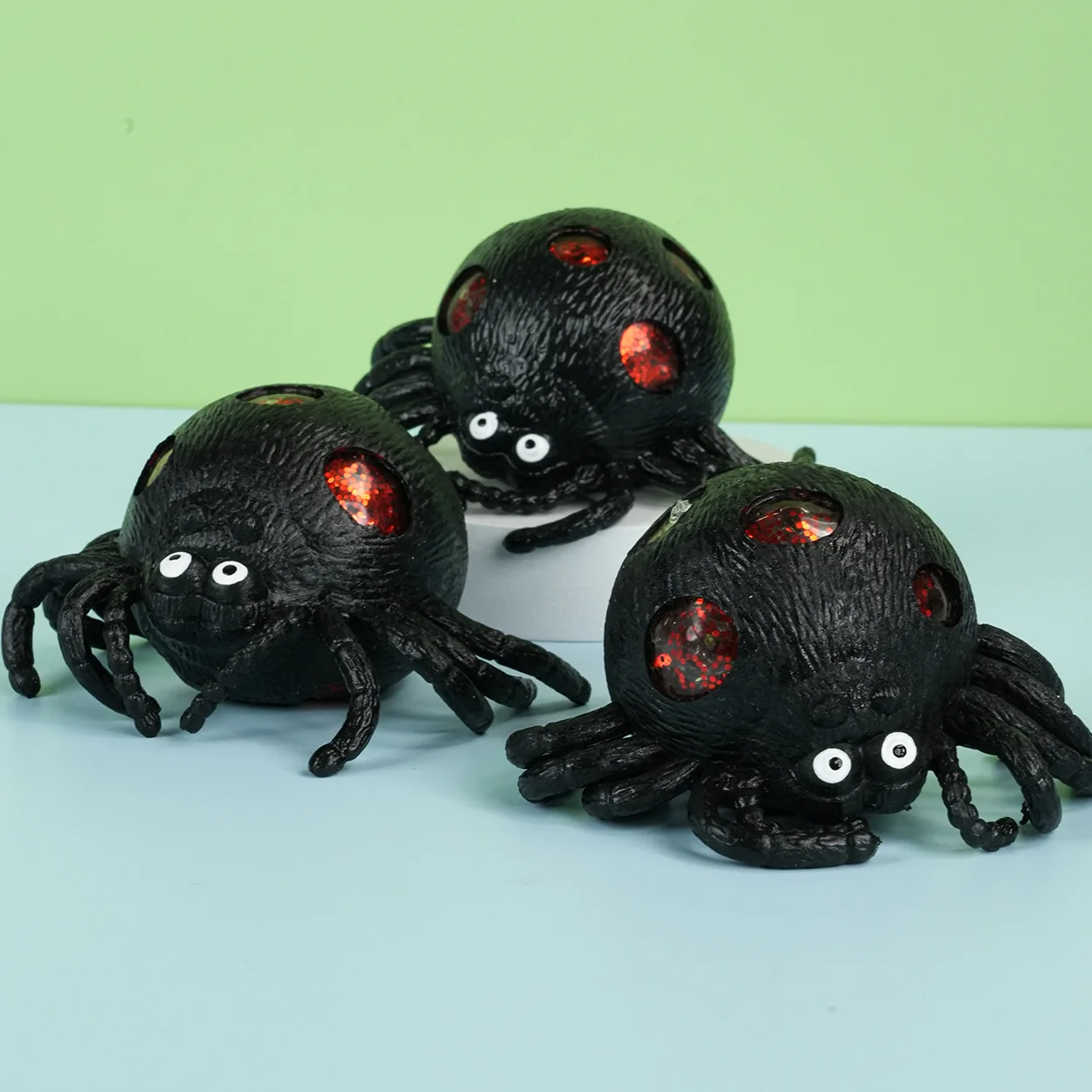 Creative Decompression Squeeze Pull Simulation Spider Hand Squeezing Rebound Mocking Fidget Water bead Toys