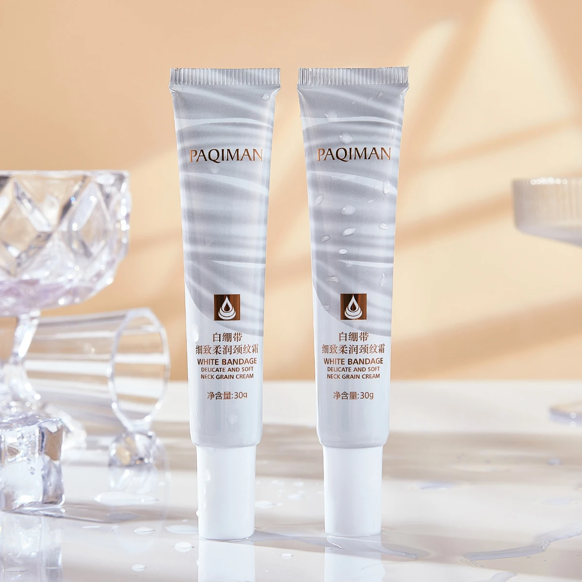 PAQIMAN Thread Neck Cream Anti-ageing  Whitening Neck Cream Neck Firming Wrinkles Removal Massage Cream