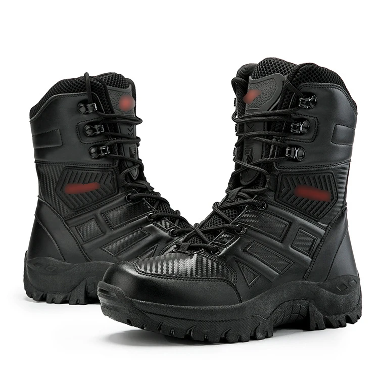 Outdoor Hiking Light-Weight Combat Boot Waterproof Tactical Breathable Boots High Top Special Forces Hiking Tactical Boots