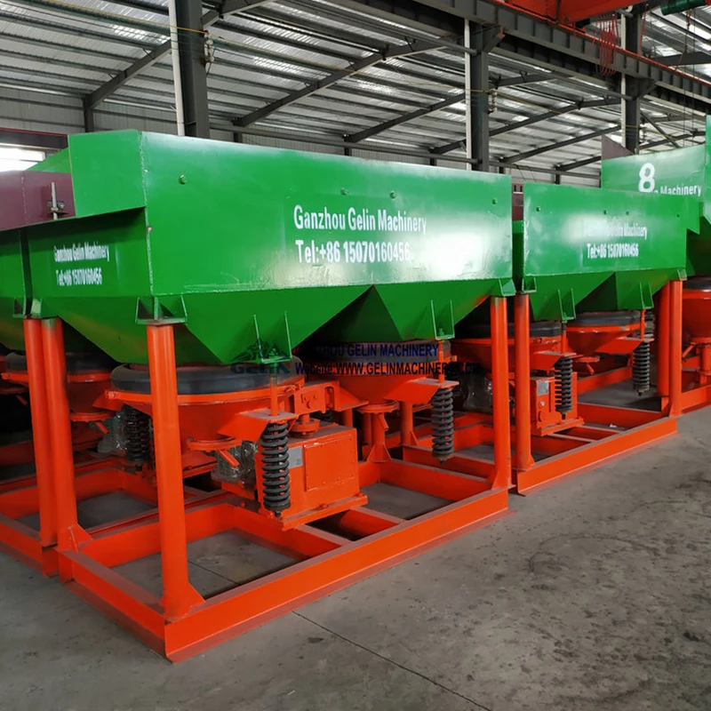 Jig machine of low cost processing line for manganese ore
