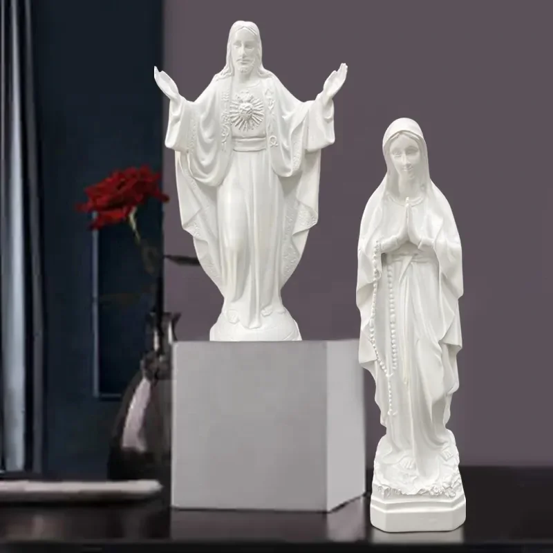 XYC001 OEM Mexico bibles christian virgin mary religious figurine statue items catholic church home decoration resin crafts