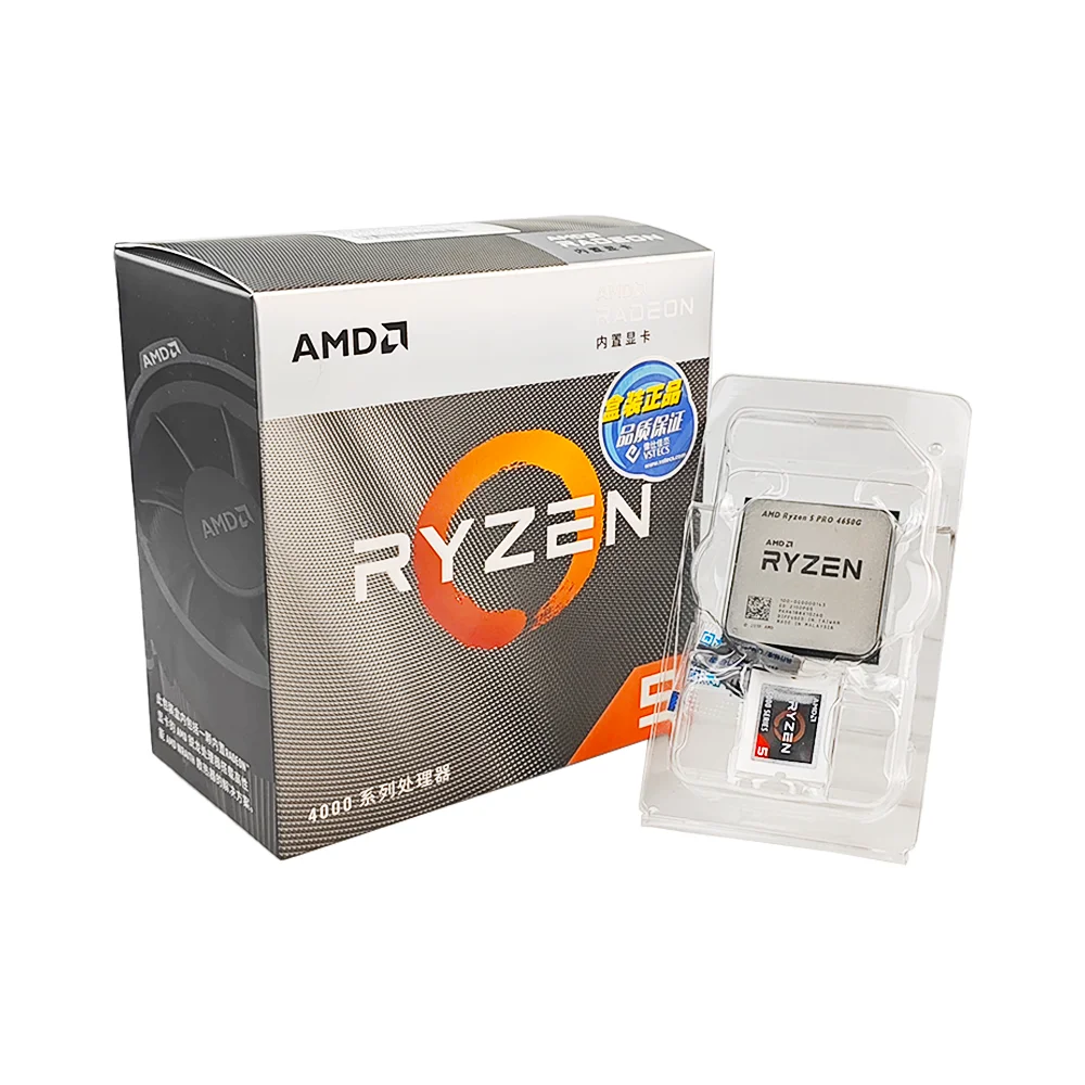 R5 5600G 4650G 2400G четырехъядерный 6-ядерный 12-нитковый разблокированный настольный процессор 65W с графикой Radeon